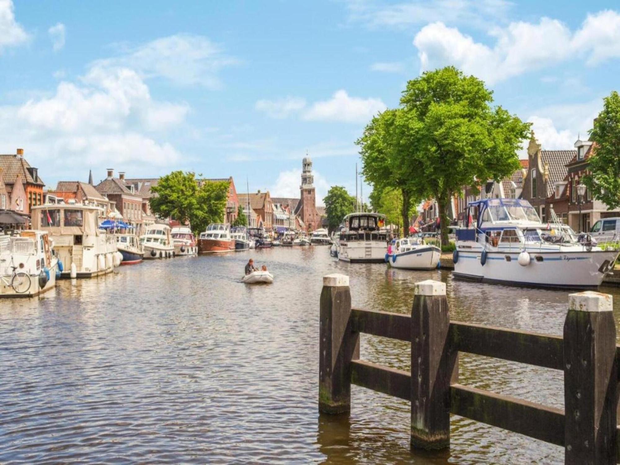 Luxury Docklodge On The Water Delfstrahuizen Esterno foto